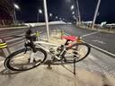 百琦F1平把公路车城市自行车成年人入门变速车内置车灯镁合金轮组车圈 格雷灰 XS码  适合身高：1.50-1.59M 实拍图