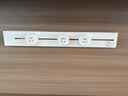 西门子（SIEMENS）轨道插座 明装8000w轨道插板 S8套装60cm轨道+3五孔模块 冰川白 实拍图