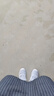 361°运动女鞋春夏季复古厚底增高小白鞋休闲板鞋舞蹈鞋682426611-1 实拍图