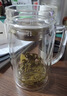 富光双层玻璃杯支持团购定制泡茶杯办公杯带把 大容量男女水杯子580ML 实拍图