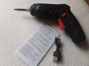 【钜惠让利】充电式电动螺丝刀家用充电小型螺丝批锂电电钻工具 简单配置3件套装（电动螺丝批+批头+充电线） 实拍图