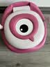 世纪宝贝（babyhood）大眼仔座便器 儿童小马桶坐便器 男女宝宝便携小便盆 PU软垫107粉 实拍图