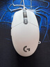 罗技（G）G102 有线游戏鼠标 白色 RGB灯效 吃鸡鼠标 绝地求生 轻量化设计 G102第二代 实拍图