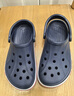 卡骆驰（CROCS）贝雅卡骆班洞洞鞋轻便耐磨一脚蹬休闲鞋女鞋时尚沙滩鞋|205089 白/深蓝-126 45 (290mm) 实拍图
