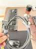 山泽DP转DVI转换线 Displayport转DVI公对公高清转接头电脑接显示器投影连接线 黑色 1.8米ZJX-200 实拍图