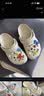 卡骆驰（CROCS）檀健次同款经典洞洞鞋轻便百搭女沙滩鞋包头拖鞋男鞋|10001 骨白色-2Y2(含智必星) 37 /38(230mm) 实拍图