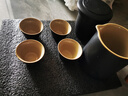 京东京造  旅行茶具套装 描金润玉快客杯户外便携茶具整套 一壶四杯 实拍图