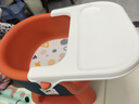 日康（rikang）宝宝餐椅 叫叫椅婴儿学坐椅多功能儿童吃饭餐桌 RK-X2009-2 橙色 实拍图