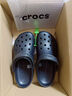 卡骆驰（CROCS）贝雅洞洞鞋男鞋女鞋轻便耐磨一脚蹬拖鞋休闲鞋百搭花园鞋|10126 黑色-001 40 (250mm) 实拍图