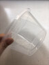 特美居（temeiju）一次性饭盒圆形透明塑料快餐盒加厚带盖打包盒餐具50套装1500型 实拍图