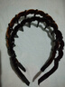 气质路易斯高颅顶波浪发箍女2025新款带齿水钻头箍高级感洗脸发卡 黑色+棕色波浪发箍【2个装】 实拍图
