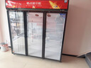 格点大容量饮料柜商用冰柜直冷藏展示柜酒水柜纯风冷无霜保鲜柜超市玻璃门冰箱立式啤酒柜 大三门加深款纯风冷 无霜数显豪华款 实拍图