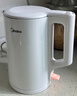 美的（Midea）电热水壶家用烧水壶泡茶0涂层食品级304不锈钢自动断电双层防烫全钢无缝1.5L大容量 MK-HJ1566 实拍图