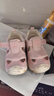 婧麒（JOYNCLEON）婴儿凉鞋宝宝学步鞋软底防滑网面单鞋透气男女宝网鞋婴儿机能鞋 粉红色 18 码(内长13cm脚长12.5cm) 实拍图