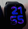 【9成新】Apple/苹果 Watch Series 10 智能手表GPS款46毫米亮黑色铝金属表壳黑色运动型表带M/L MX273CH/B   实拍图