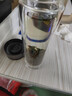 【京东物流配送】高硼硅双层玻璃杯大容量泡茶杯水杯子茶水分离杯 【双层加厚】茶杯350ml1只 实拍图