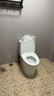 九牧（JOMOO）马桶 家用虹吸式马桶大冲力节水坐便器 防臭瞬冲 易洁抗菌马桶 行业爆款-双旋暴风冲11370-400坑 实拍图