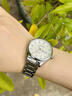 冠琴（GUANQIN）手表男士全自动机械表瑞士品质防水夜光精钢双日历学生多功能腕表 钢带本色白面（SY款明星推荐） 实拍图