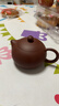 京东京造 宜兴紫砂壶 手工【原矿紫泥】煮茶泡茶壶茶具 西施壶210ml 实拍图