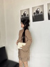 caibukaier牛皮单肩包包女包新款轻奢斜挎包链条包实用生日礼物送女友老婆 【米白】高级感送女朋友高档 实拍图