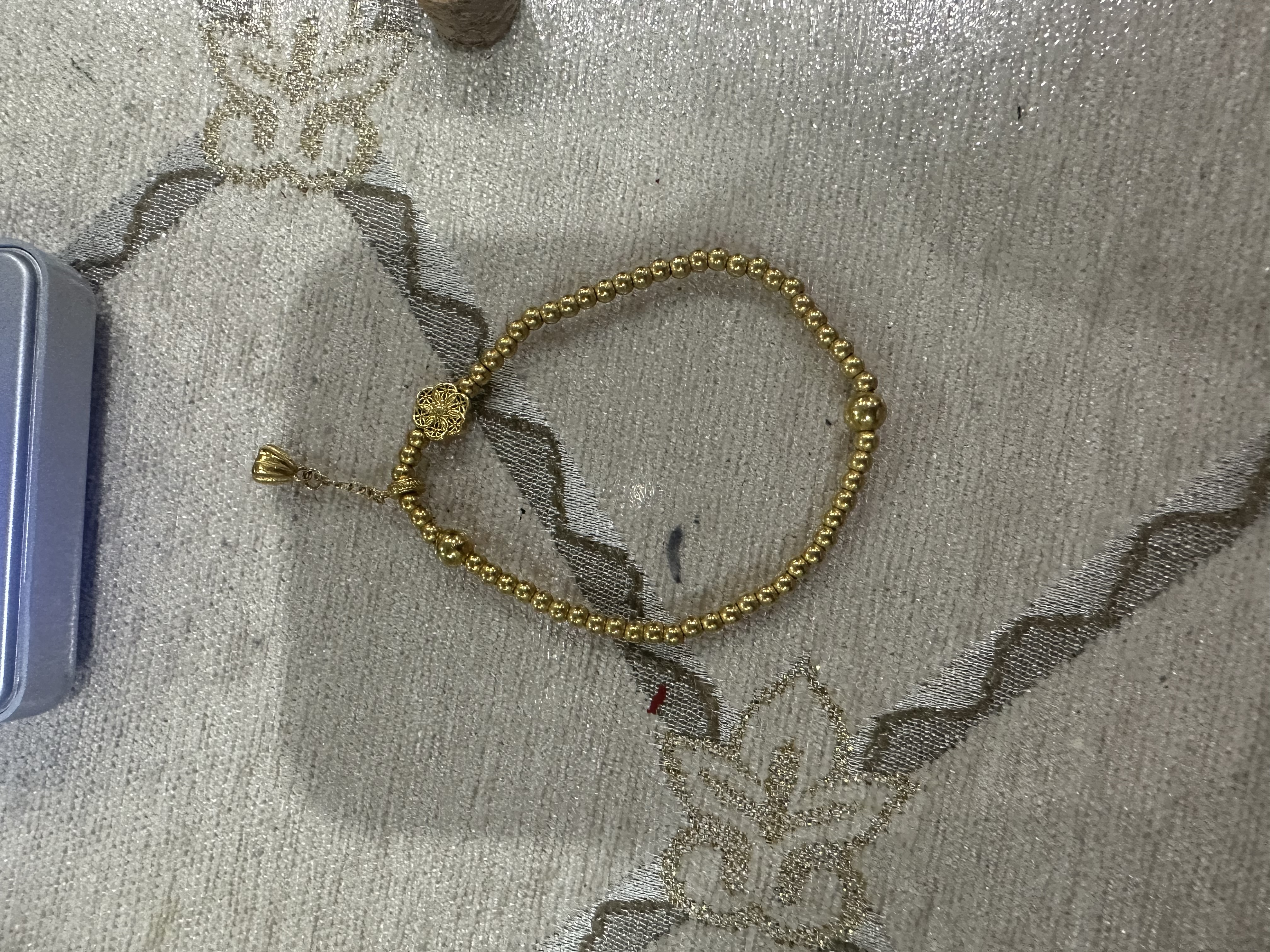 喜上眉梢足金999转运珠3D硬金抛光面珠磨砂路路通DIY配饰散珠送礼女 4mm古法【约1g】多颗重版 实拍图