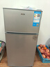 奥克斯小冰箱家用小型迷你冷藏冷冻两用出租房宿舍用节能省电寝室办公室电冰箱 【净化去味】156银色【高效保鲜 铜管速冷】42L 实拍图