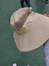 黛米安妮莎帽子男夏季遮阳帽男户外防晒帽男太阳帽渔夫钓鱼帽登山帽沙滩草帽 浅米色-帽檐9CM 均码 实拍图