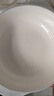 嘉兰10.5英寸双耳碗釉下彩陶瓷双耳汤碗创意防烫白色简约大碗日式家用 10.5英寸花韵双耳汤碗1个 实拍图