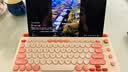 B.O.W ipad无线蓝牙三模大卡槽键盘鼠标套装高颜值静音可充电笔记本平板电脑男女生办公用键鼠舒适便携 茶奶酪丨大卡槽三模充电键盘丨无线+双蓝牙 实拍图
