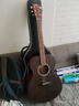 雅马哈（YAMAHA）FS400SMB 原声款云杉木初学者入门民谣圆角吉他 40英寸烟熏黑哑光 实拍图