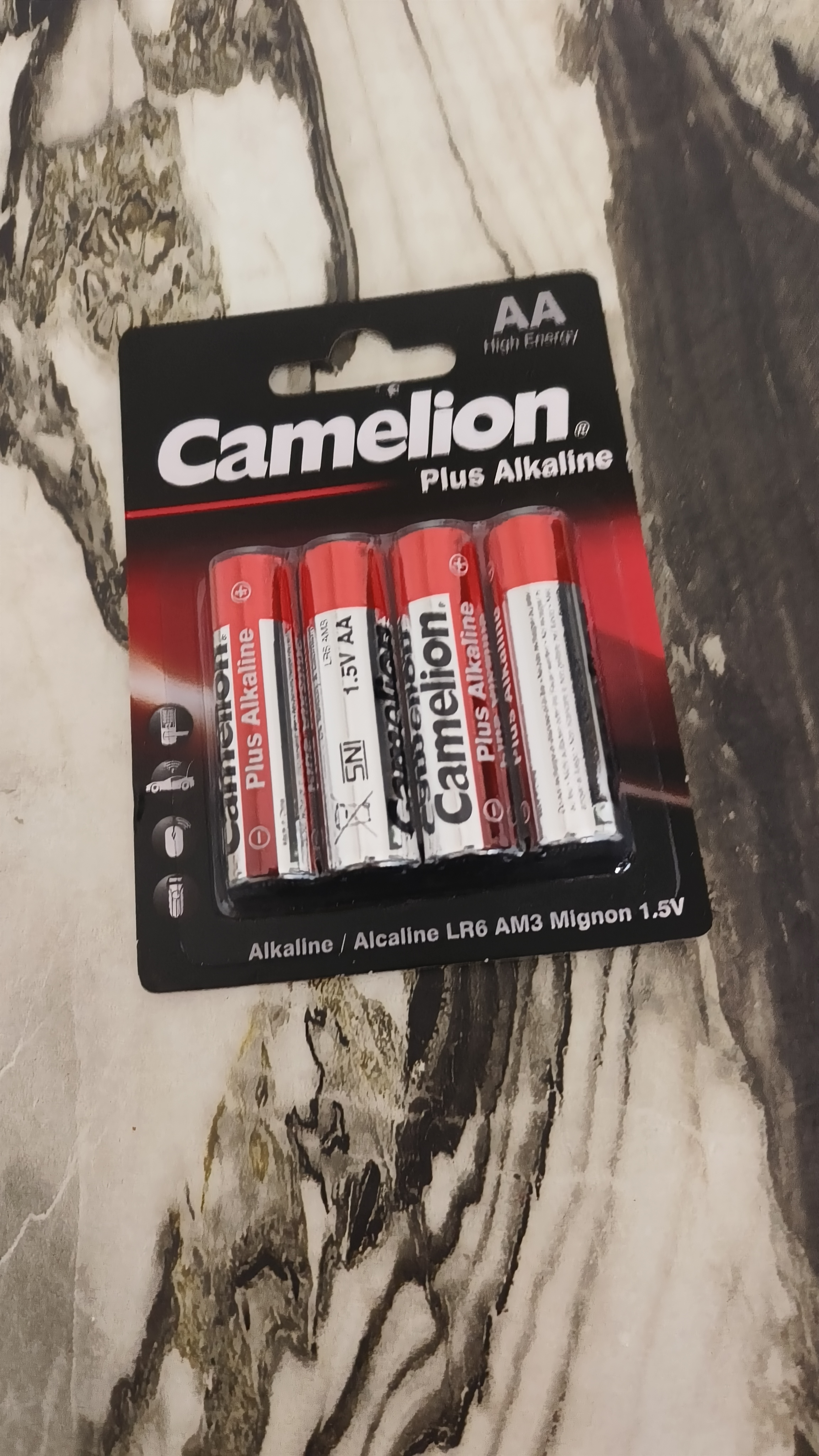 飞狮（Camelion）5号/AA/LR6 碱性电池 4节 鼠标/血压计/玩具/相机/指纹锁/话筒/血氧仪/耳温枪/应援粉丝灯牌 实拍图