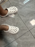 卡骆驰（CROCS）贝雅洞洞鞋男鞋女鞋轻便耐磨一脚蹬拖鞋休闲鞋百搭花园鞋|10126 白-100 43 (270mm) 实拍图