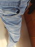 真维斯（Jeanswest）牛仔裤男春夏季薄款2026新款天丝舒适修身直筒高端潮牌休闲裤子男 蓝色【天丝薄款】 36 码(2尺8) 【建议160-175斤】 实拍图