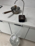 鸣盏【价保618】智能抗菌上水器可旋转桶桌两用卫生无线充电桶装水抽水器 1L 全身抗菌版【不锈钢】MZ037黑色 实拍图