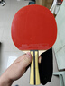 红双喜（DHS）进阶型乒乓球拍四星级横拍H4002反胶单拍附拍包+乒乓球 实拍图