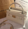 CHARLES&KEITH鳄鱼纹凯莉包手提包斜挎婚包包女包生日礼物CK2-50270880-1 实拍图