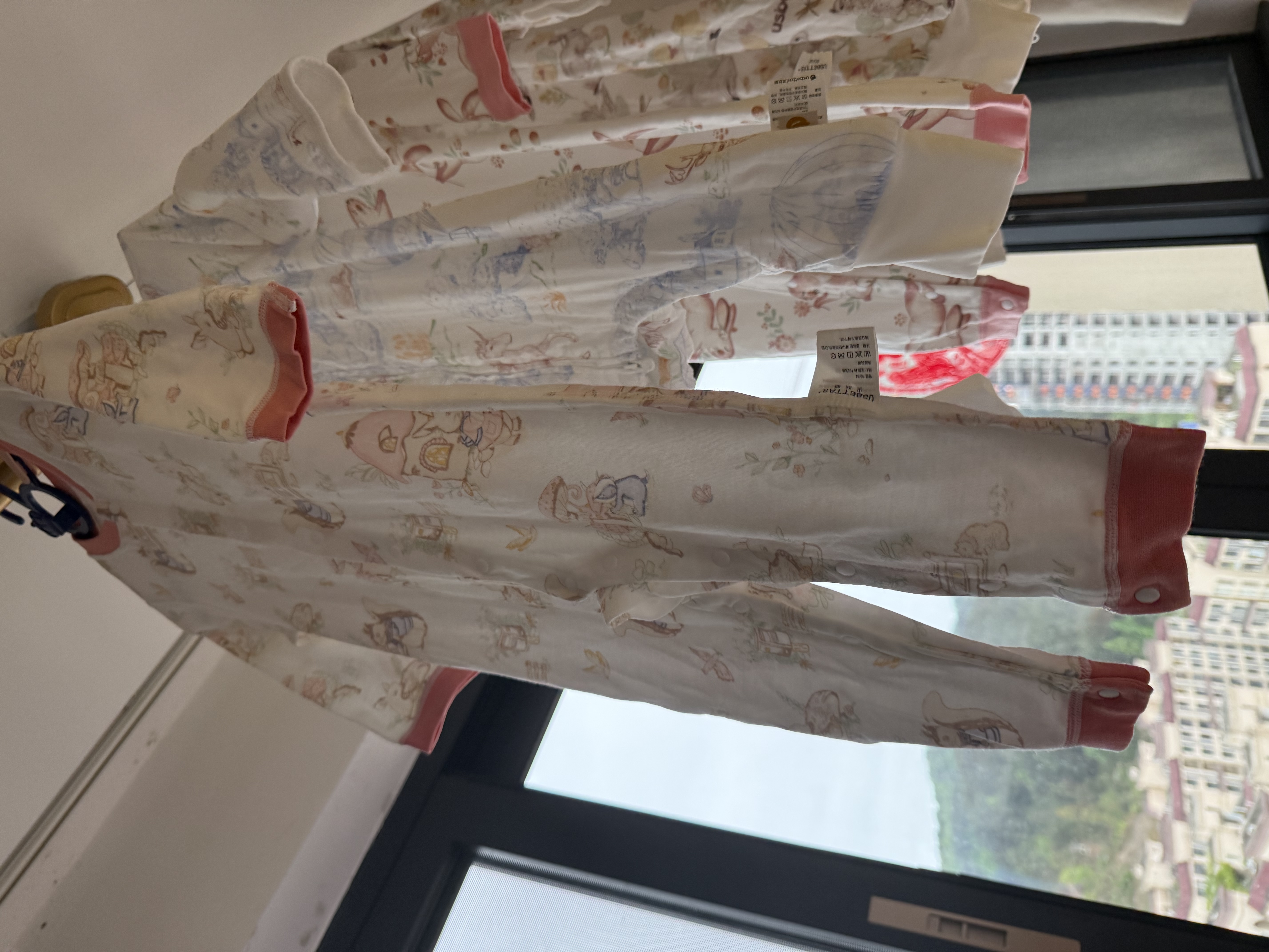 贝肽斯胎脂皮新生儿衣服春夏婴儿连体衣男女宝宝哈衣爬服 初声回响夏季款 80cm [中开款] 实拍图