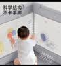 贝博氏xy婴儿宝宝爬行垫围栏组合+EPE整张2CM爬爬垫 实拍图