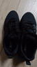 特步男鞋跑步鞋新款夏季厚底旅游透气轻便皮网面休闲运动鞋慢跑鞋子男 黑色 40 实拍图