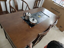 赣荣实木大板茶桌椅组合一桌五椅新中式简约茶几办公室阳台家用泡茶台 抽屉款石盘大板1围椅4月牙椅 1.6米新中式四抽屉款 实拍图