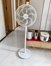 美的（Midea）【品质推荐】七叶轻音柔风电风扇/家用省电落地扇/台式电扇/广角摇头节能宿舍小型风扇 SAE35CA 实拍图