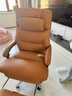 京东京造Z8老板椅真皮椅躺椅 人体工学椅办公椅子电脑椅 头层牛皮 香槟橙 实拍图