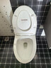 恒洁（HEGII）马桶 家用虹吸式大冲力坐便器 速冲节水防臭 静音降缓盖板 包安装 【三坑距可选】小户型HC0513PT 305坑距（适用300-345mm） 实拍图