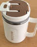 美厨（MAXCOOK）水杯马克杯 304不锈钢保温咖啡杯子带盖办公室冲饮泡茶500ml配勺 实拍图