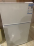 新飞（Frestec）小冰箱 冰箱小型双开门 迷你双门家用宿舍租房冷藏冷冻电冰箱节能省电 48L白【一级能效+租房神器】升级款 实拍图