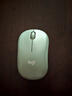罗技（Logitech）M221 轻音鼠标 无线鼠标 办公鼠标 对称鼠标 带无线微型接收器 薄荷绿 实拍图
