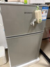HYUNDAI（韩国现代）小冰箱迷你小型家用冷藏冷冻宿舍出租房办公室双开门二门电冰箱节能省电 68L银【店铺爆款+节能省电】 实拍图
