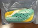 李宁（LI-NING）足球护腿板儿童成人护板护小腿比赛训练男士专业护具装备 荧光绿S 实拍图