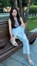 CAMILA KSENIA皮拖鞋女2026新款秋季休闲百搭一字拖时尚平底显白凉拖鞋沙滩鞋子 杏仁奶油白 37 实拍图