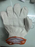 橘边棉纱劳保手套轻便舒适耐磨手部防护劳保手套透气线手套 普通棉线5双 实拍图